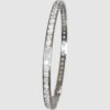 Platinum Diamond Bangle