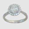 G131. cluster/halo ring 1.1ct