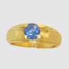 MR55.  gold sapphire ring - Image 2