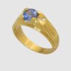 MR55.  gold sapphire ring